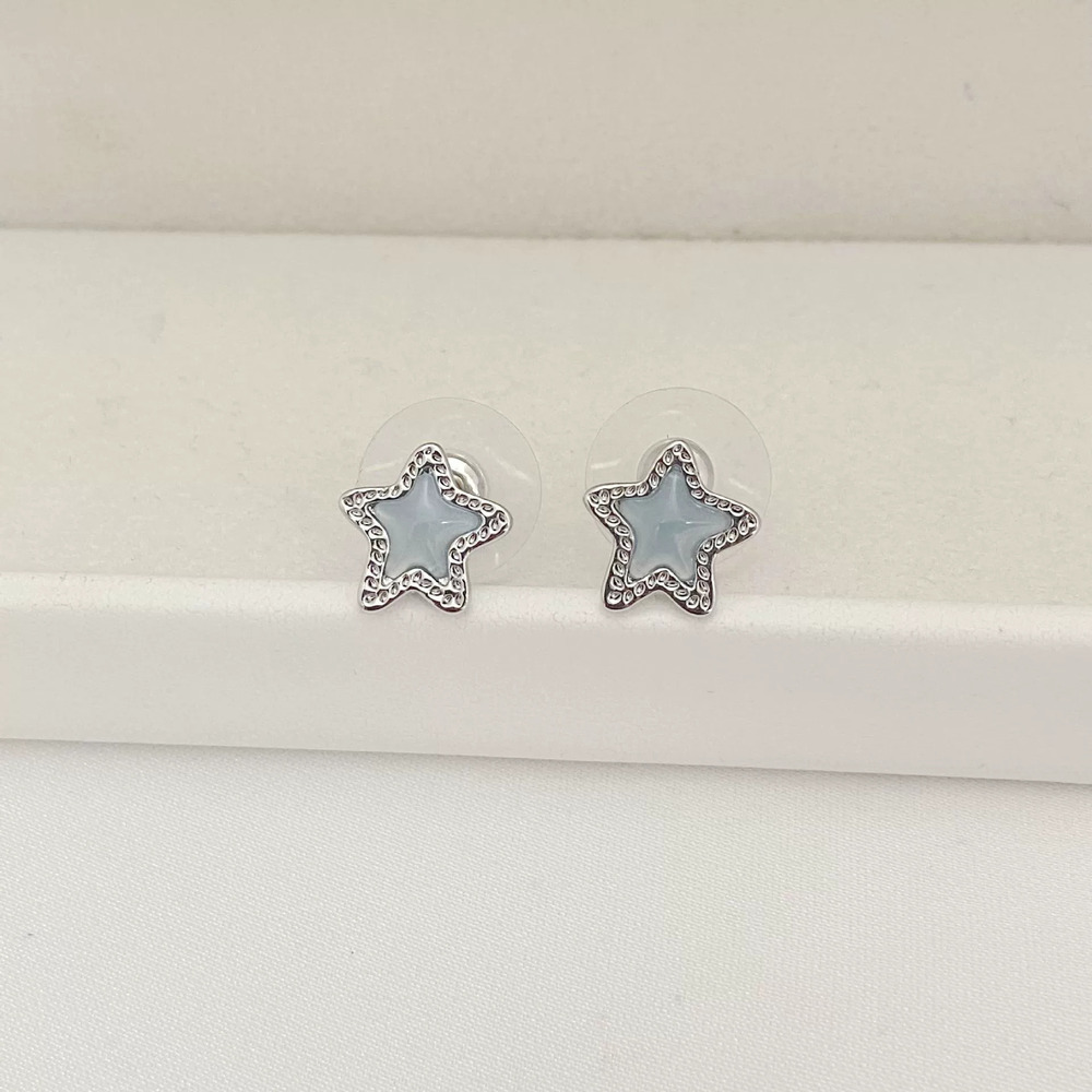 Kendra Scott Five Point Star Rhinestone Stud Earrings